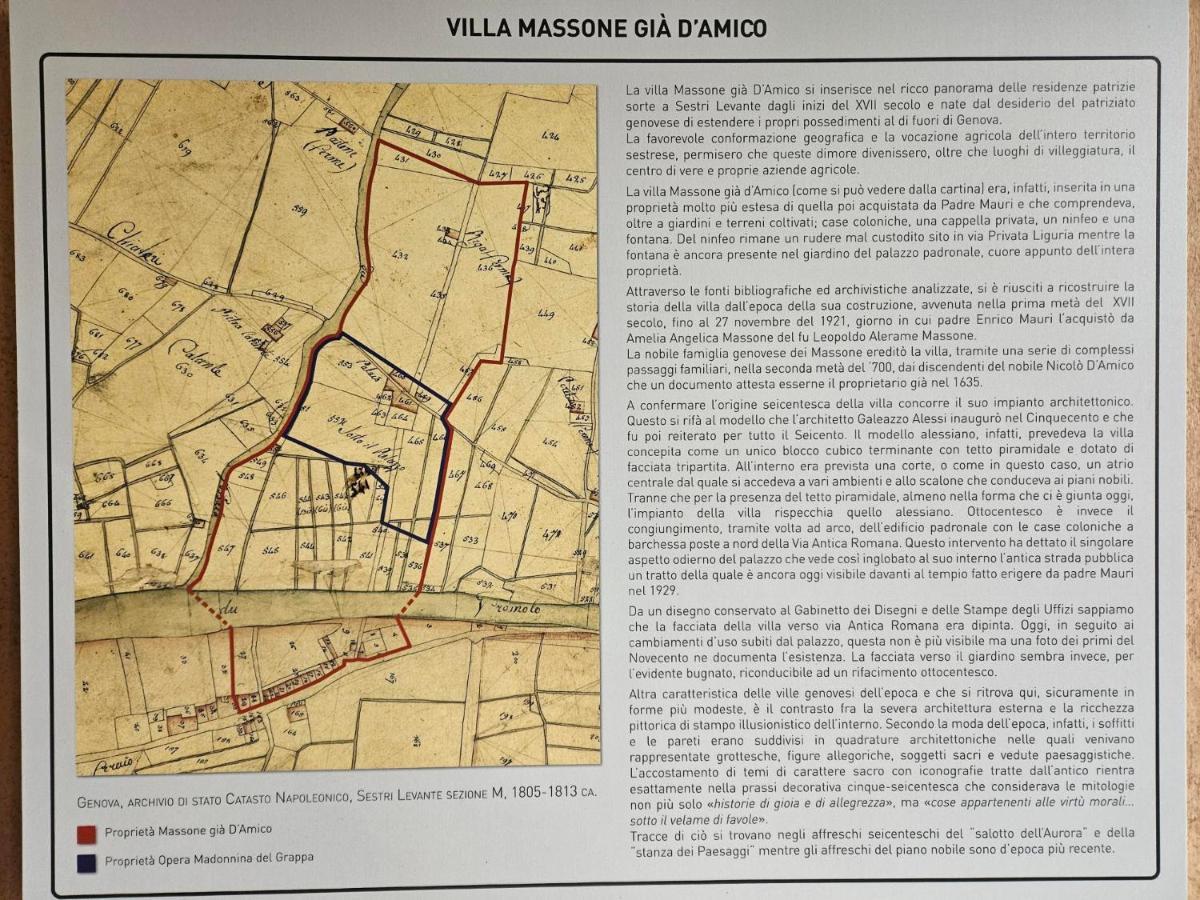 Villa Glauer - D'Amico Sestri Levante Eksteriør bilde